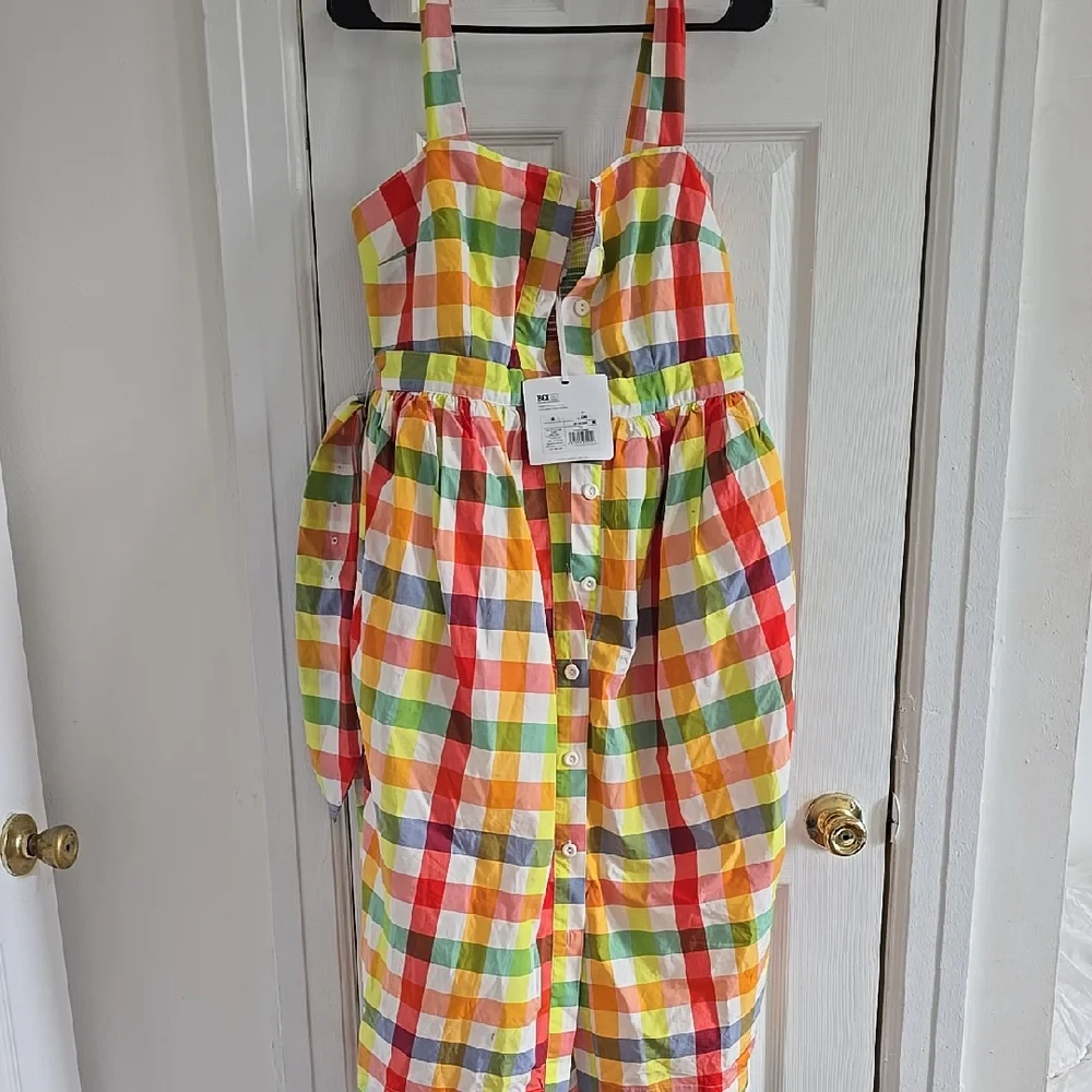 Colorful Checkered Sundress - Picture 1 of 3